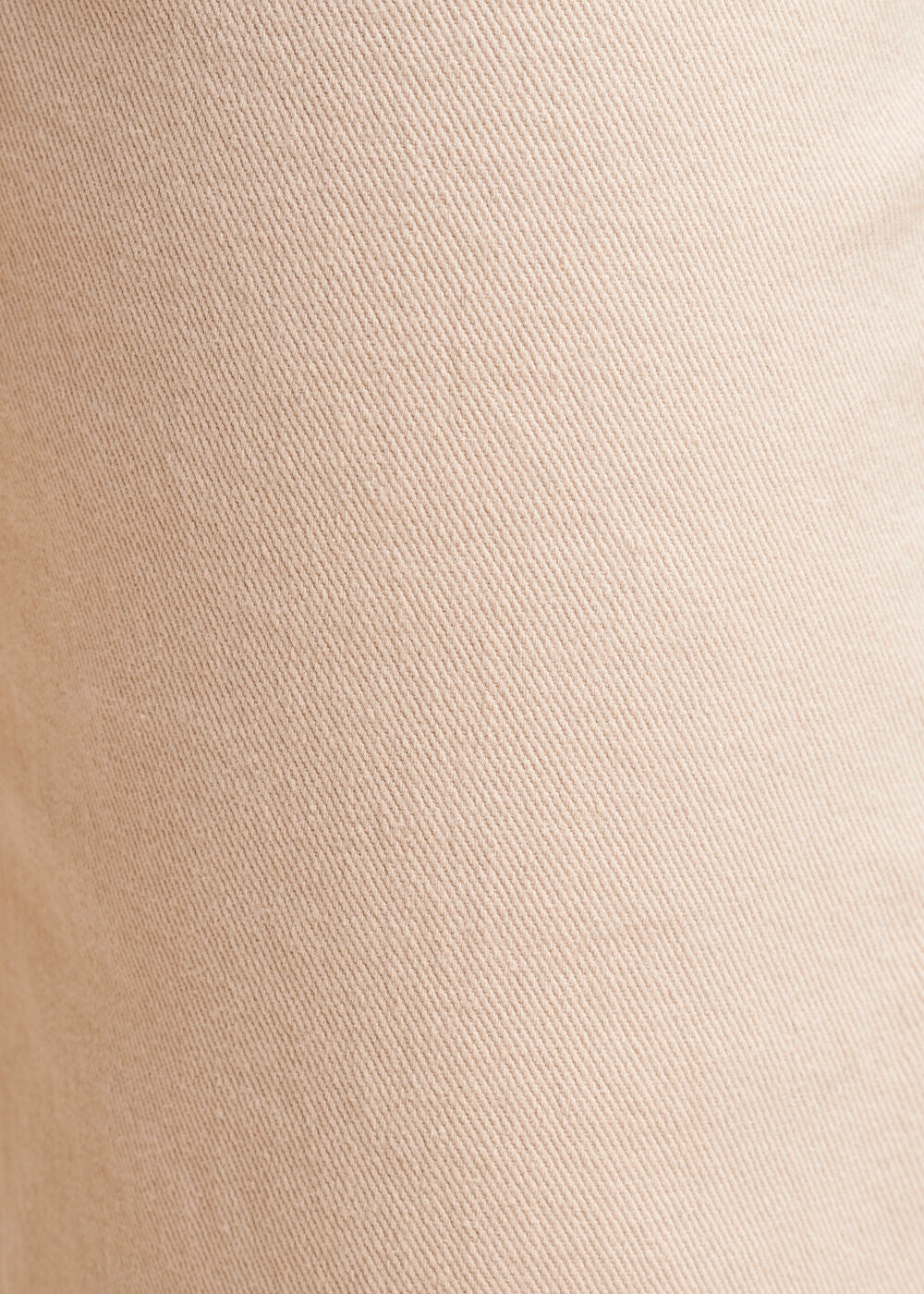 Jean droit beige en coton biologique