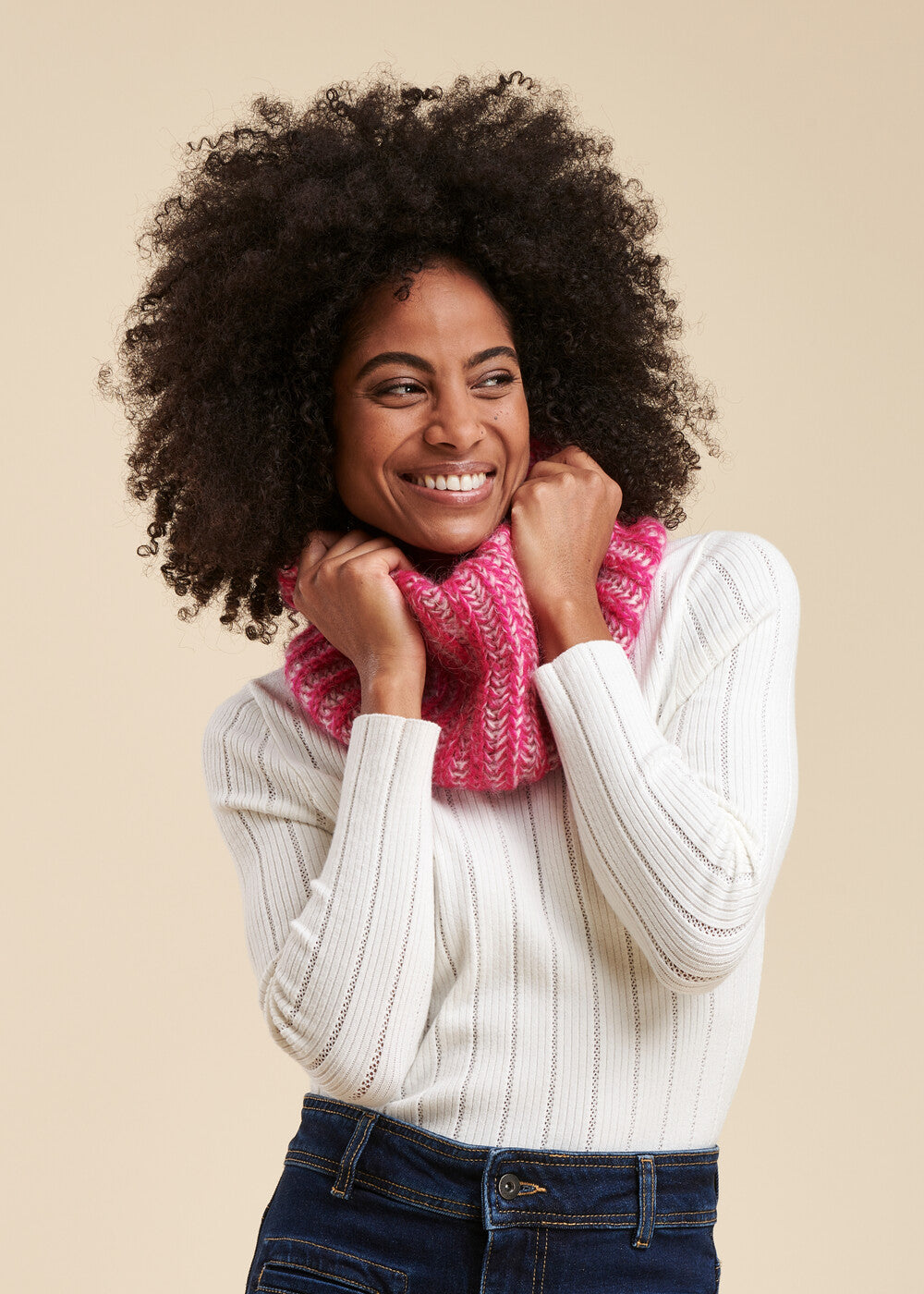 Tour de cou tricoté