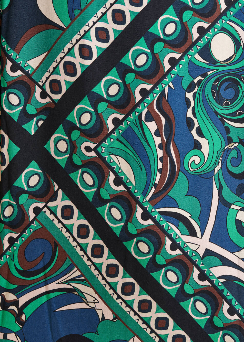 Chemise ample en viscose Ecovero à imprimé foulard