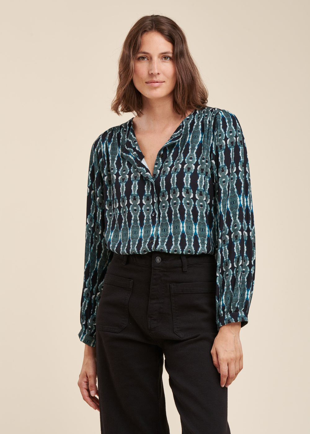Chemise ample tie & dye
