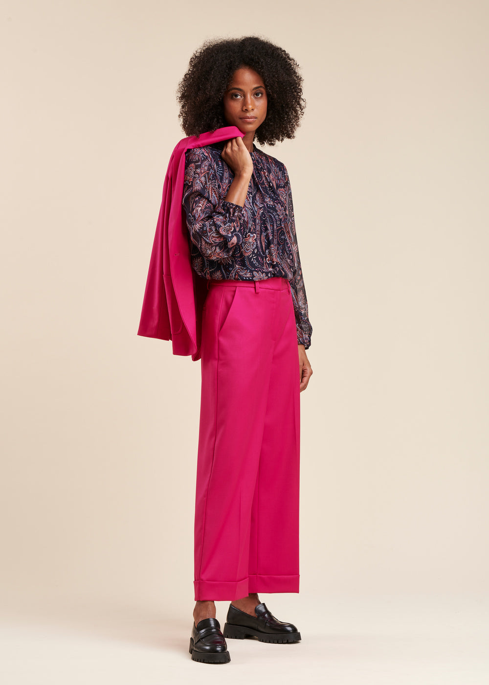 Pantalon droit 7/8ème