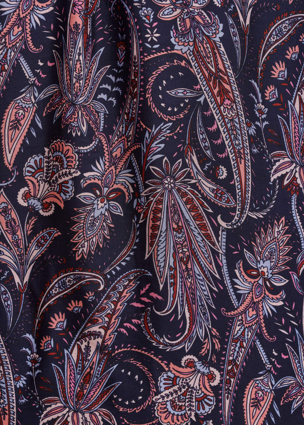 Top en voile de viscose soie à imprimé floral