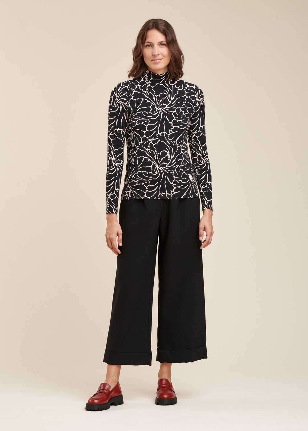 Tee-shirt en jersey à imprimé floral en viscose Ecovero