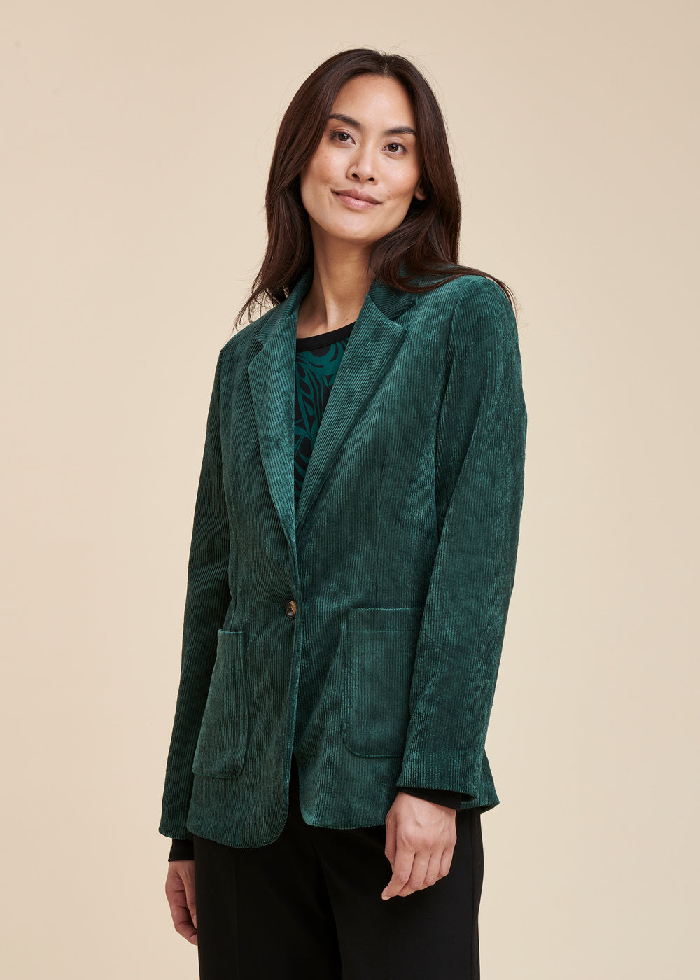 Veste tailleur en velours