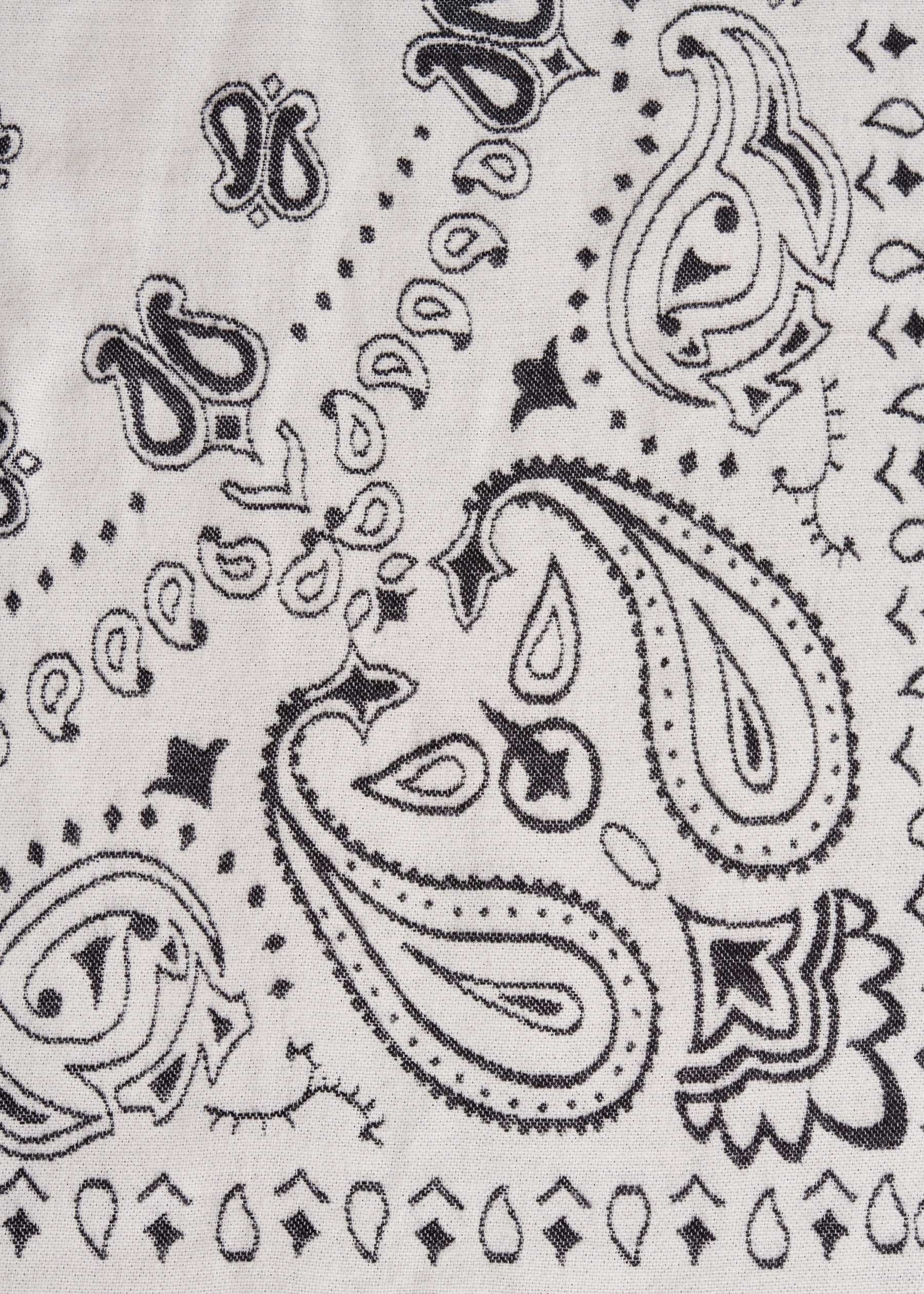 Écharpe écrue imprimé bandana