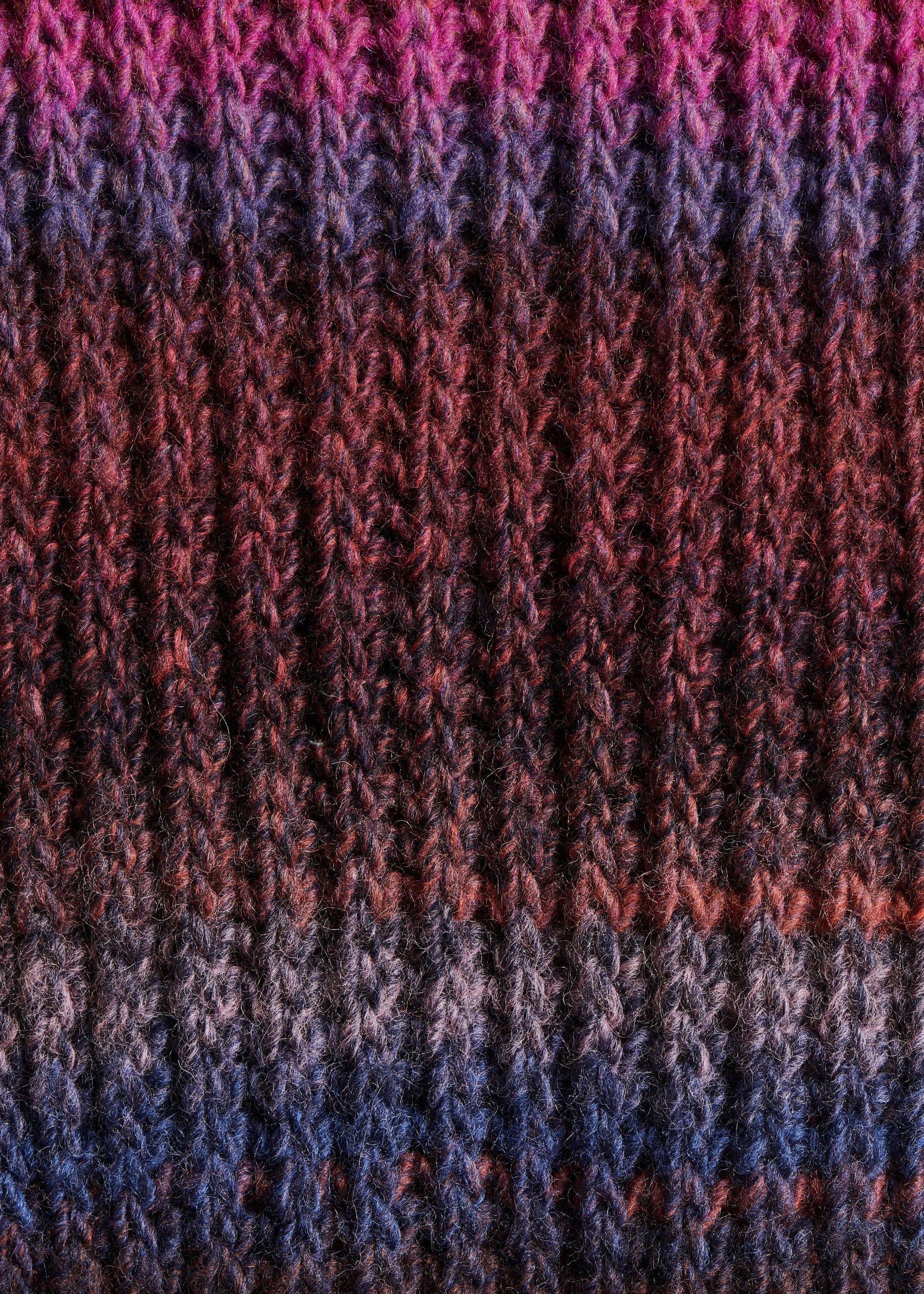 Écharpe multicolore en laine