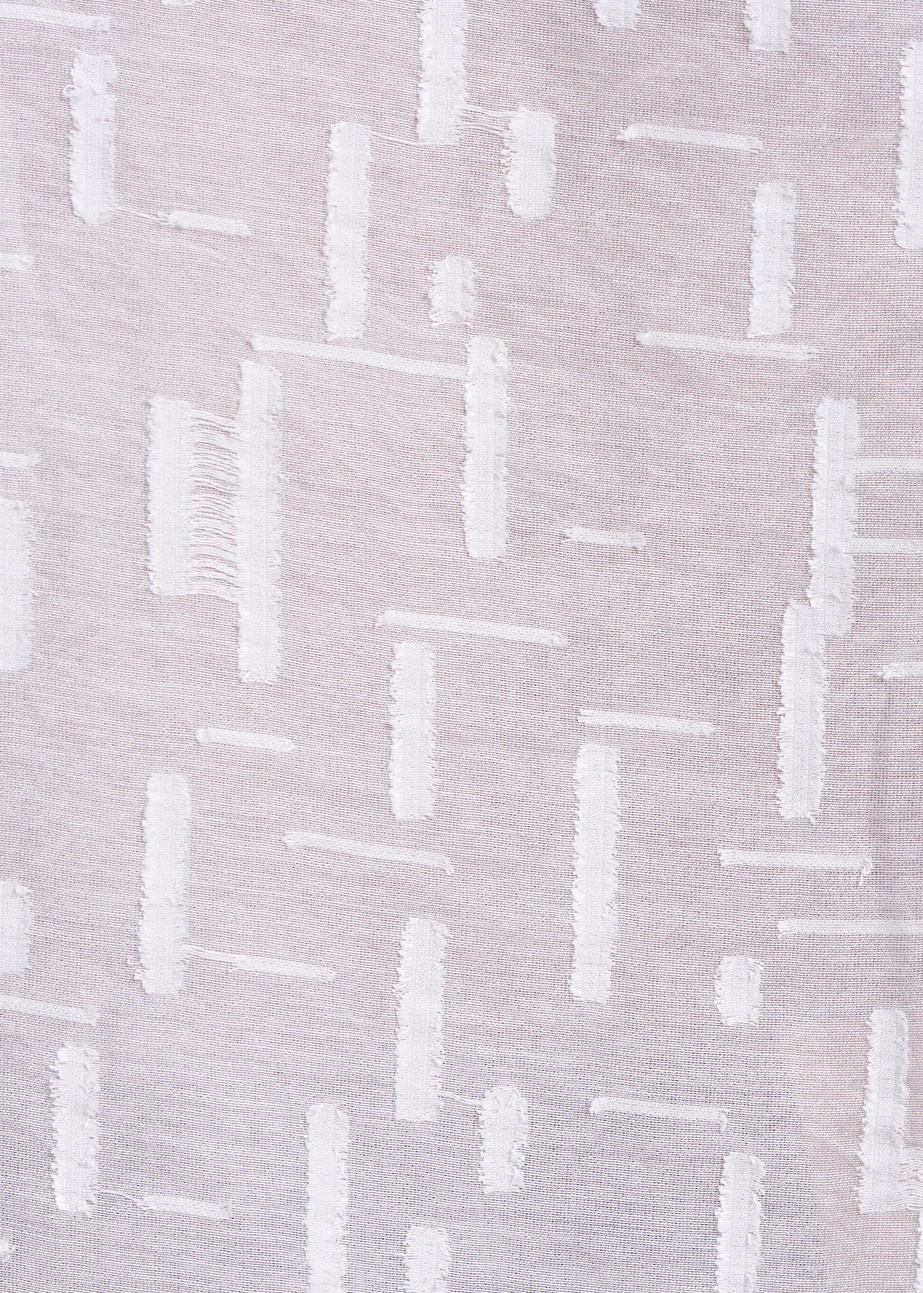 Chemise écrue en voile col mao