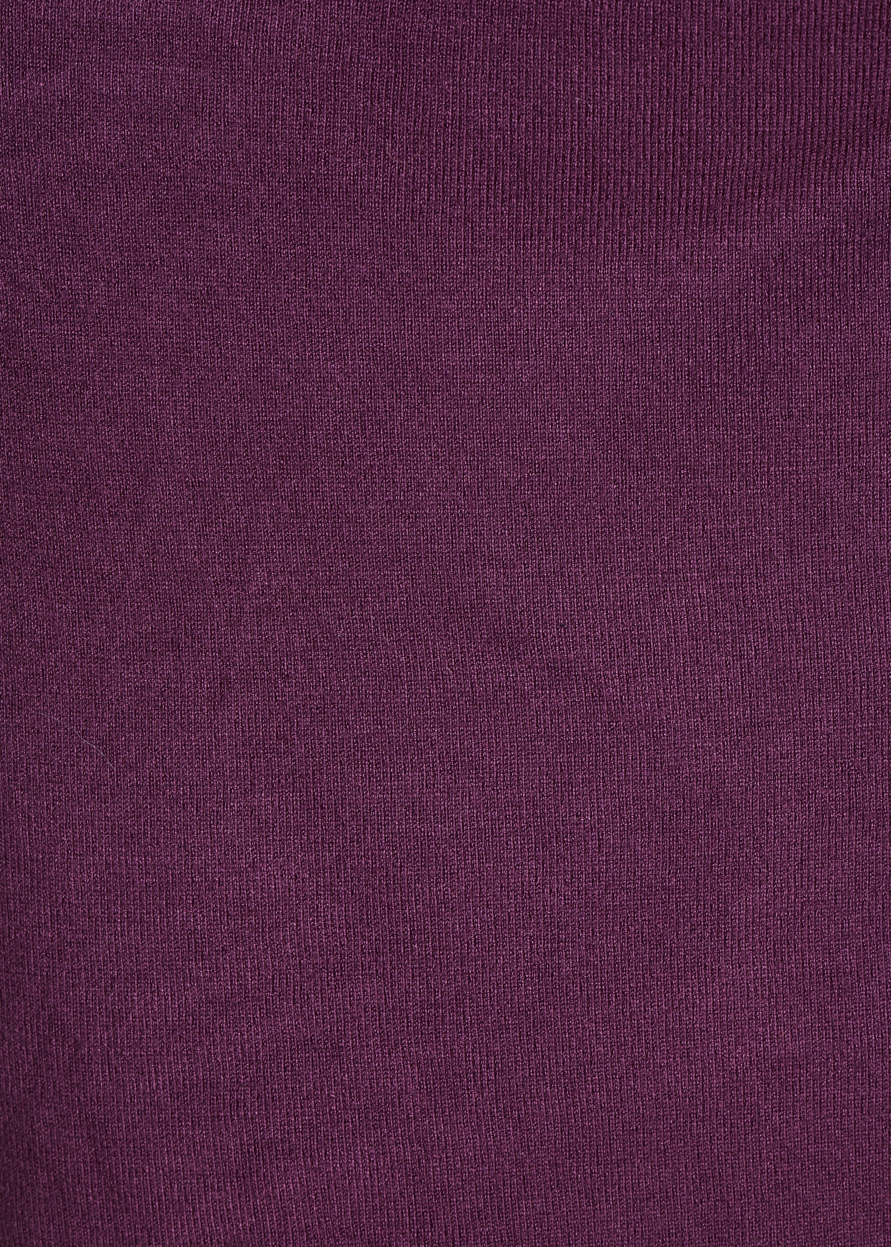 Gilet prune ample encolure V