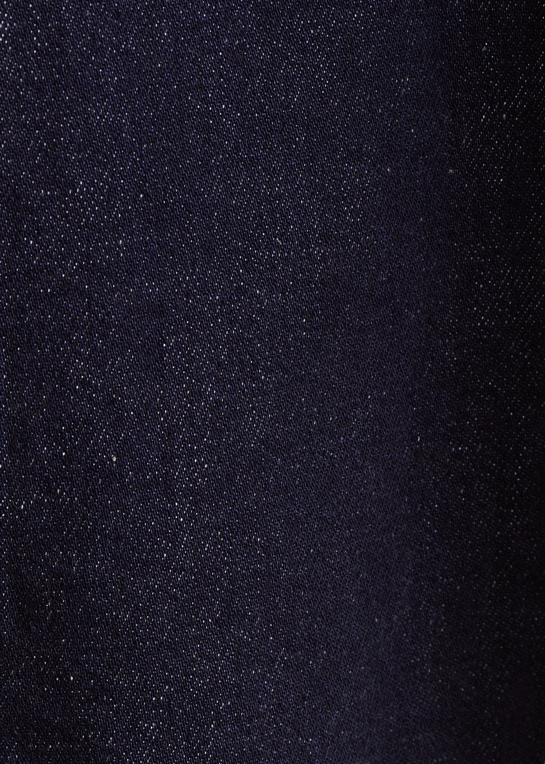 Jean large brut taille haute en coton biologique