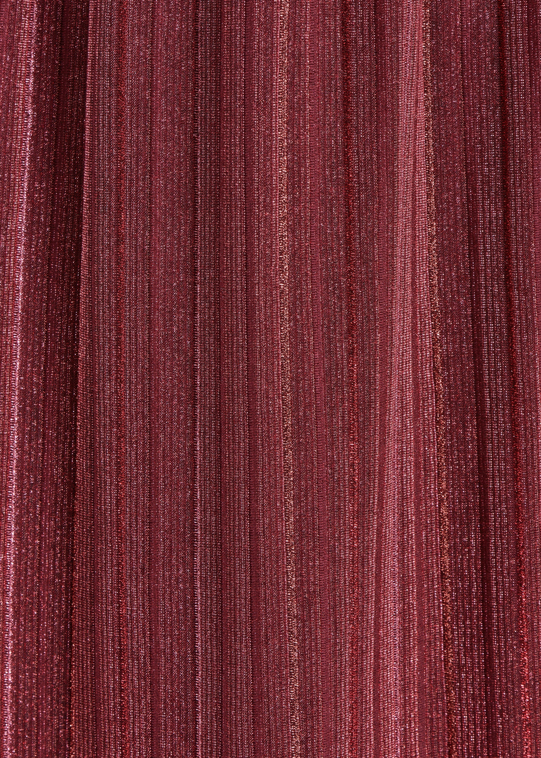 Jupe midi en voile bordeaux irisé