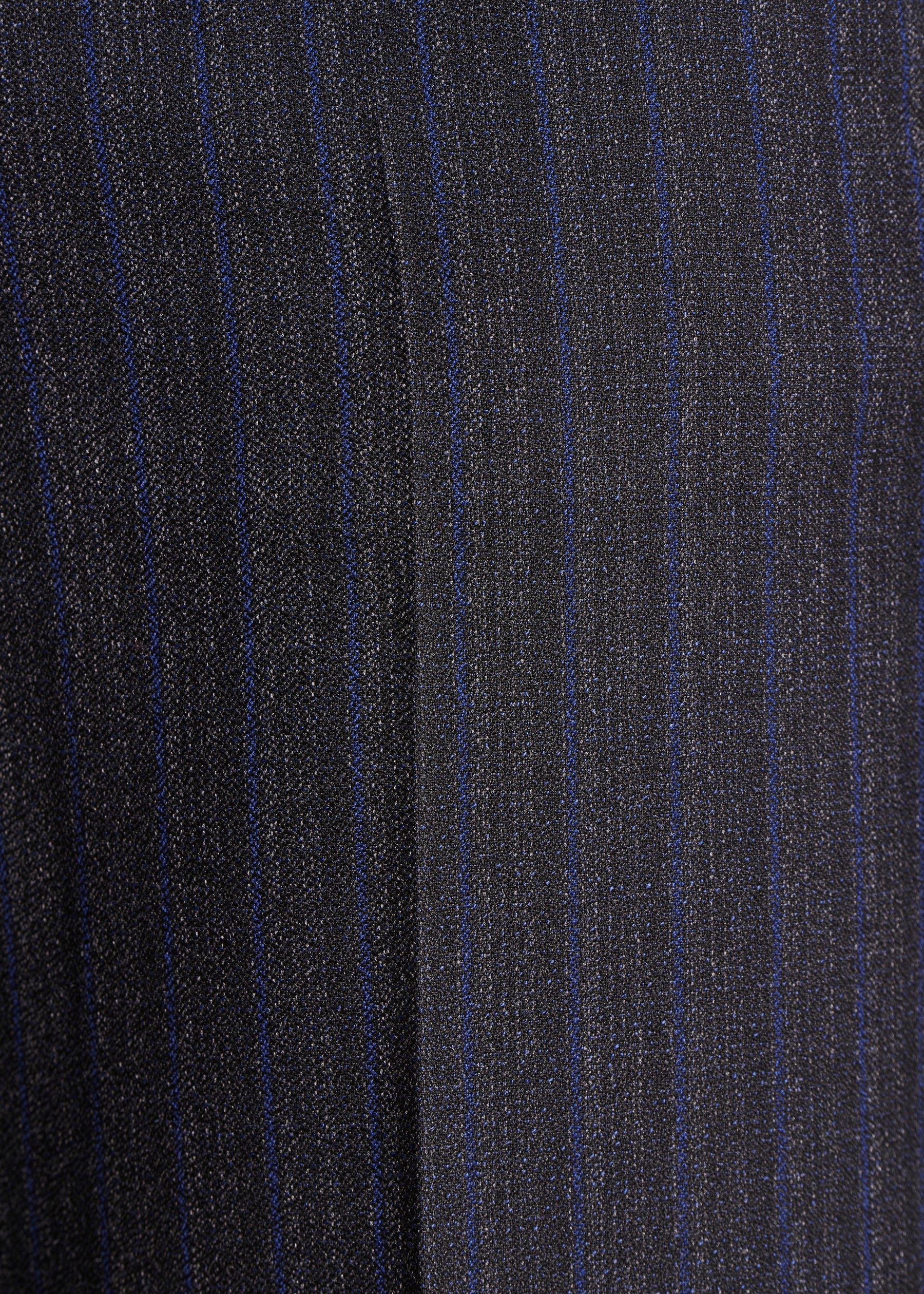 Pantalon large noir et bleu taille haute