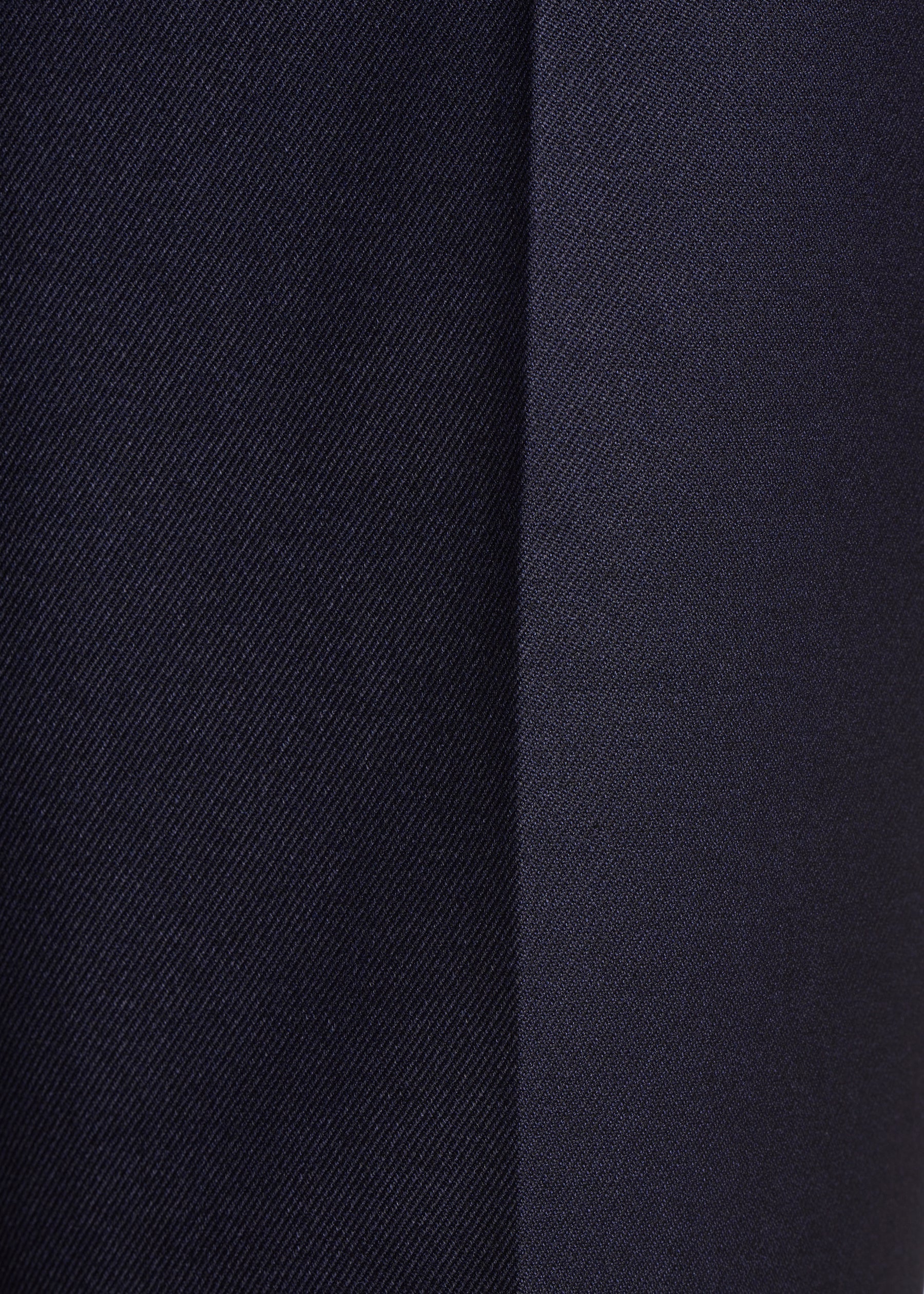 Pantalon bleu marine droit large upcyclé