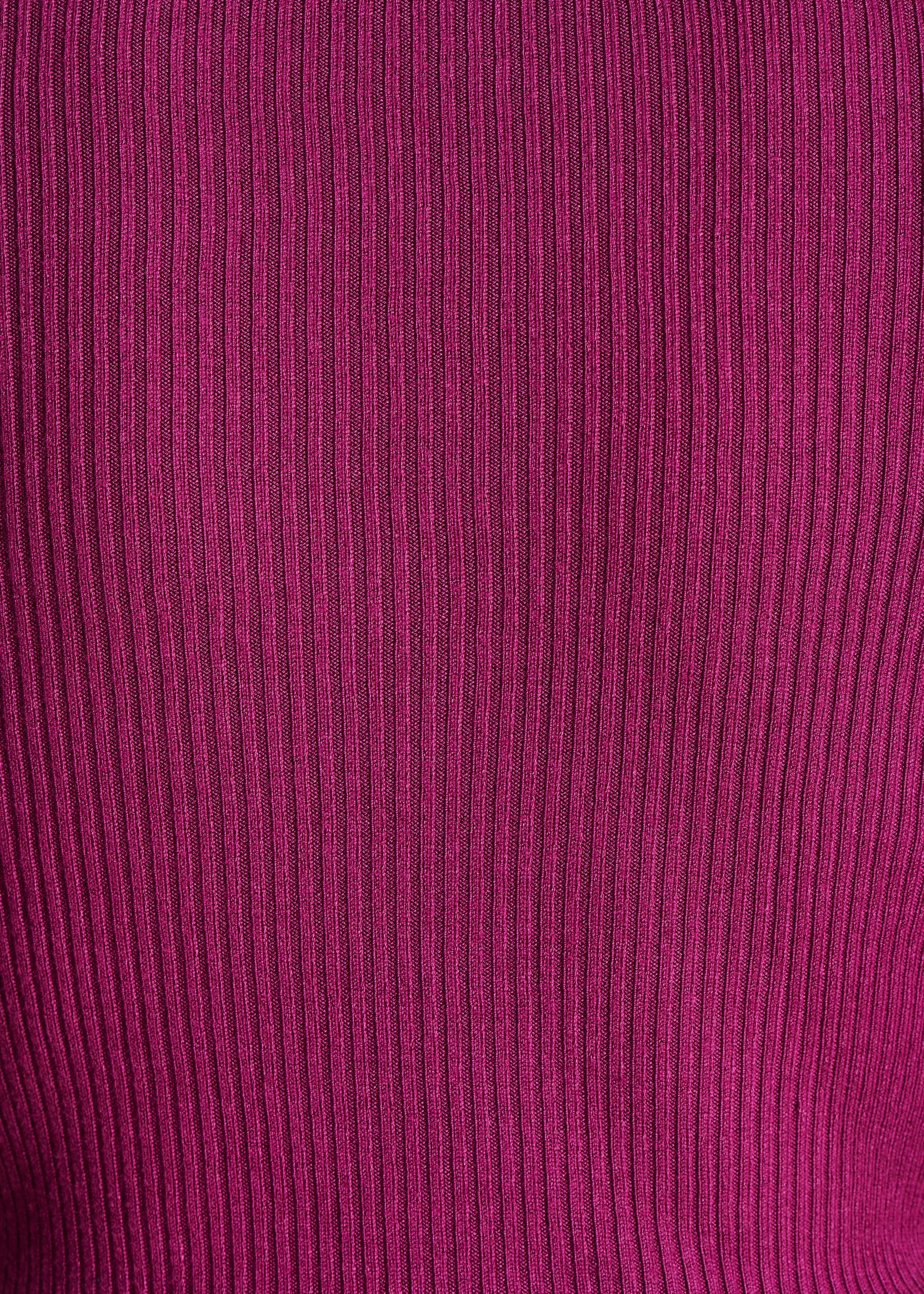 Pull chaussette violet à col roulé