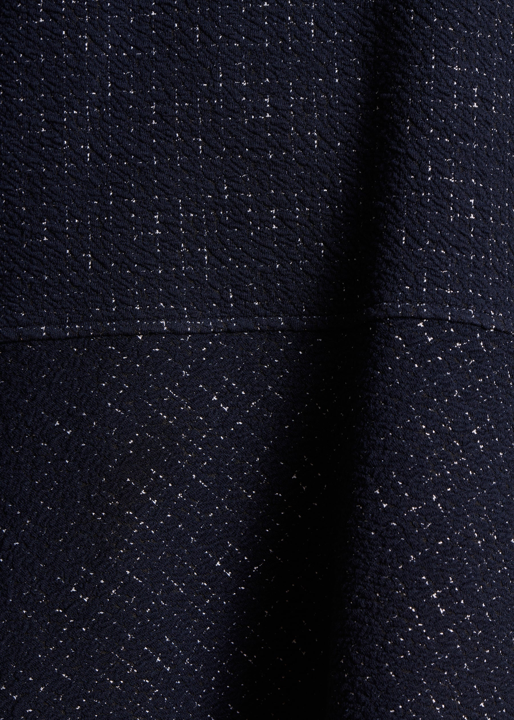 Robe courte bleu foncé en coton biologique