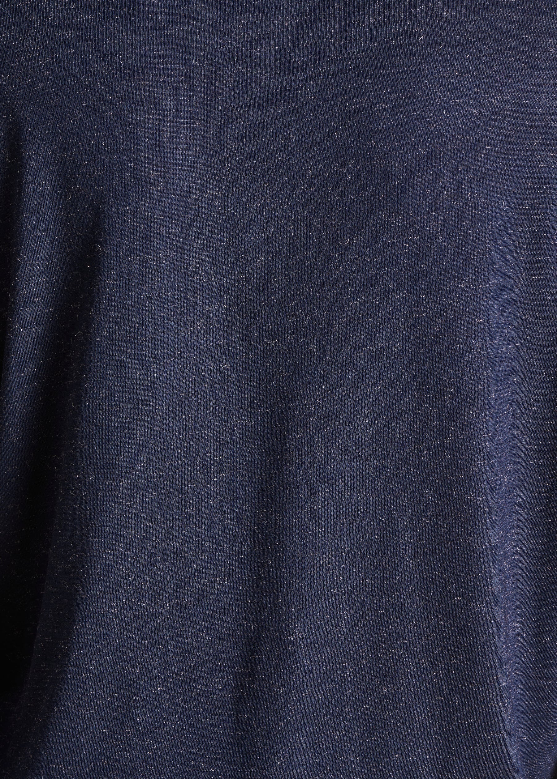 T-shirt bleu foncé manches longues en jersey lurex