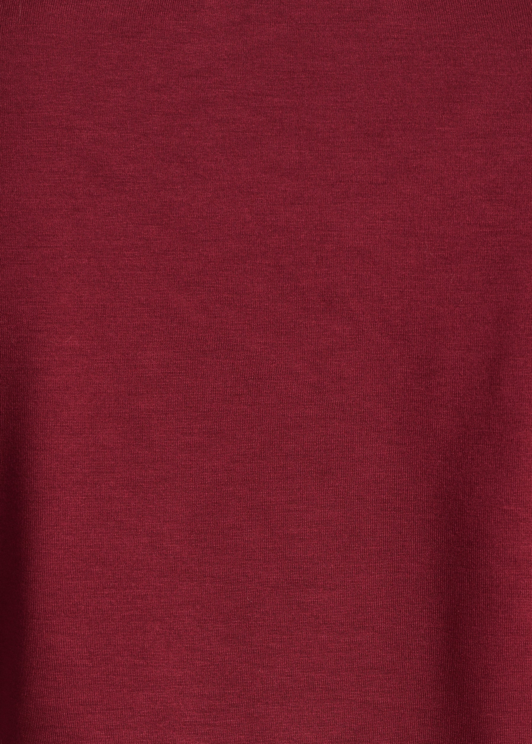 T-shirt bordeaux ample manche longues