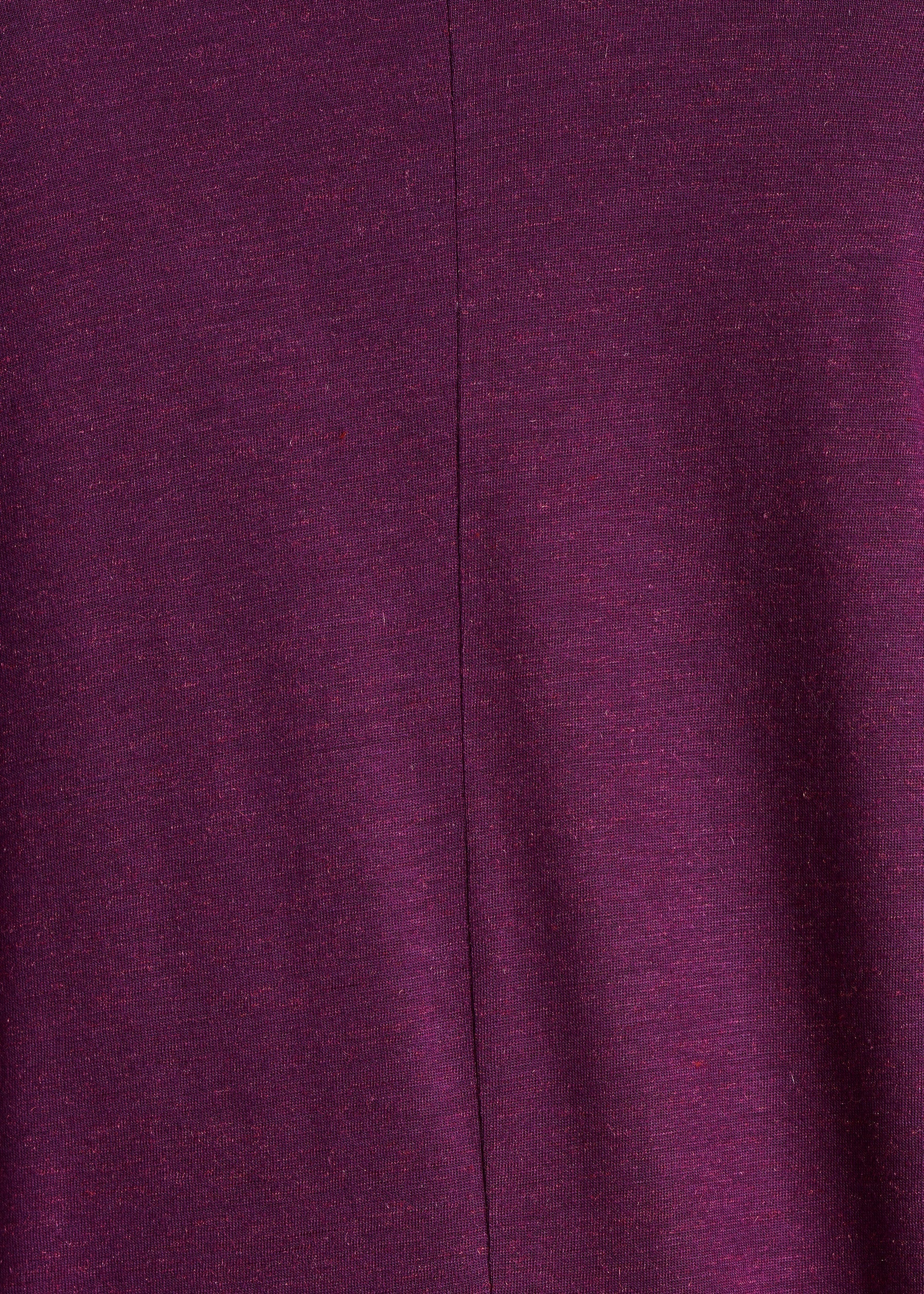 T-shirt prune manches longues encolure V