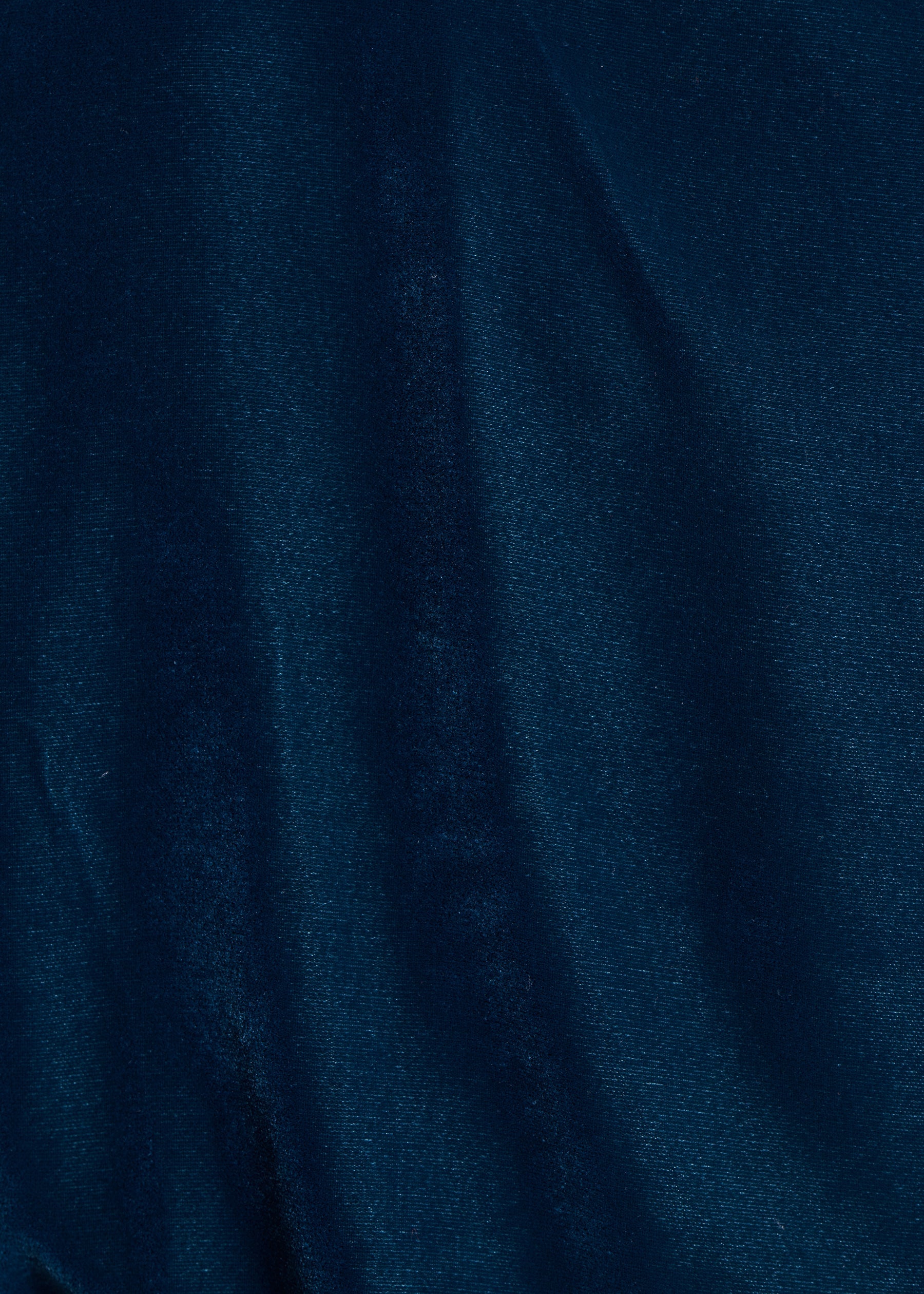 Veste cintrée bleu pétrole en velours