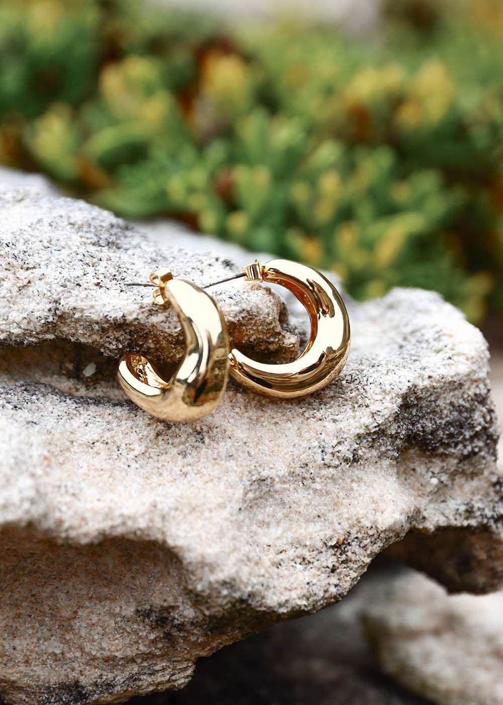 Boucles d'oreilles créoles dorées