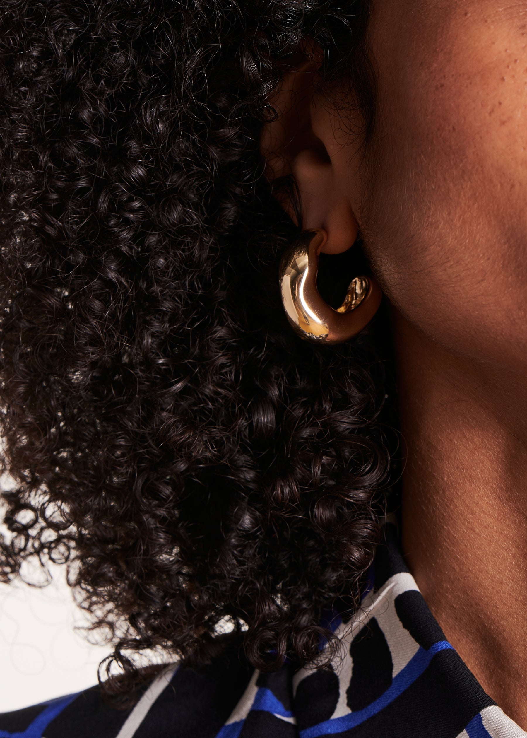 Boucles d'oreilles créoles dorées