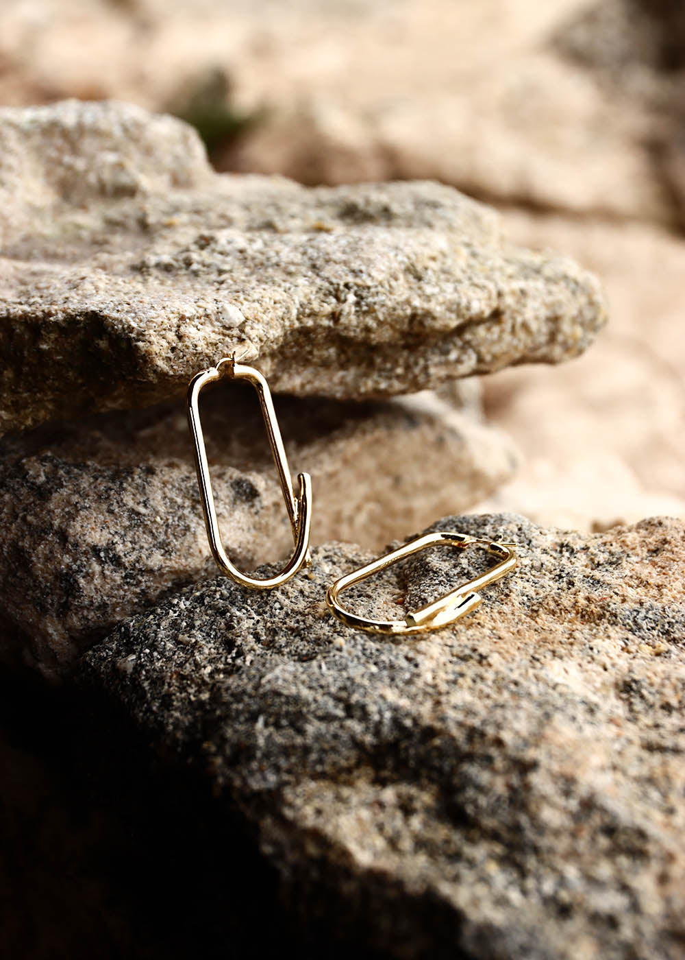 Boucles d'oreilles créoles dorées