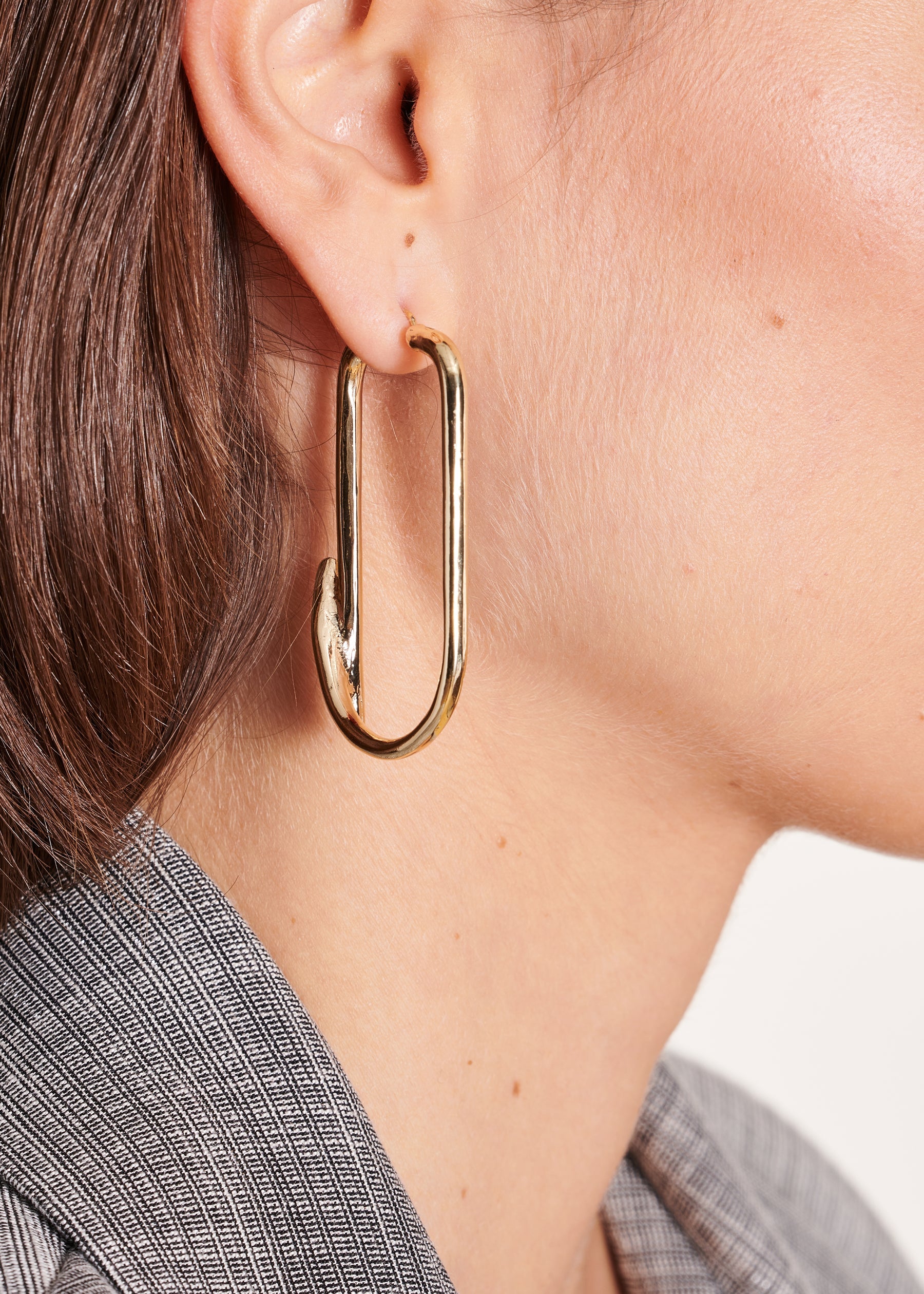 Boucles d'oreilles créoles dorées