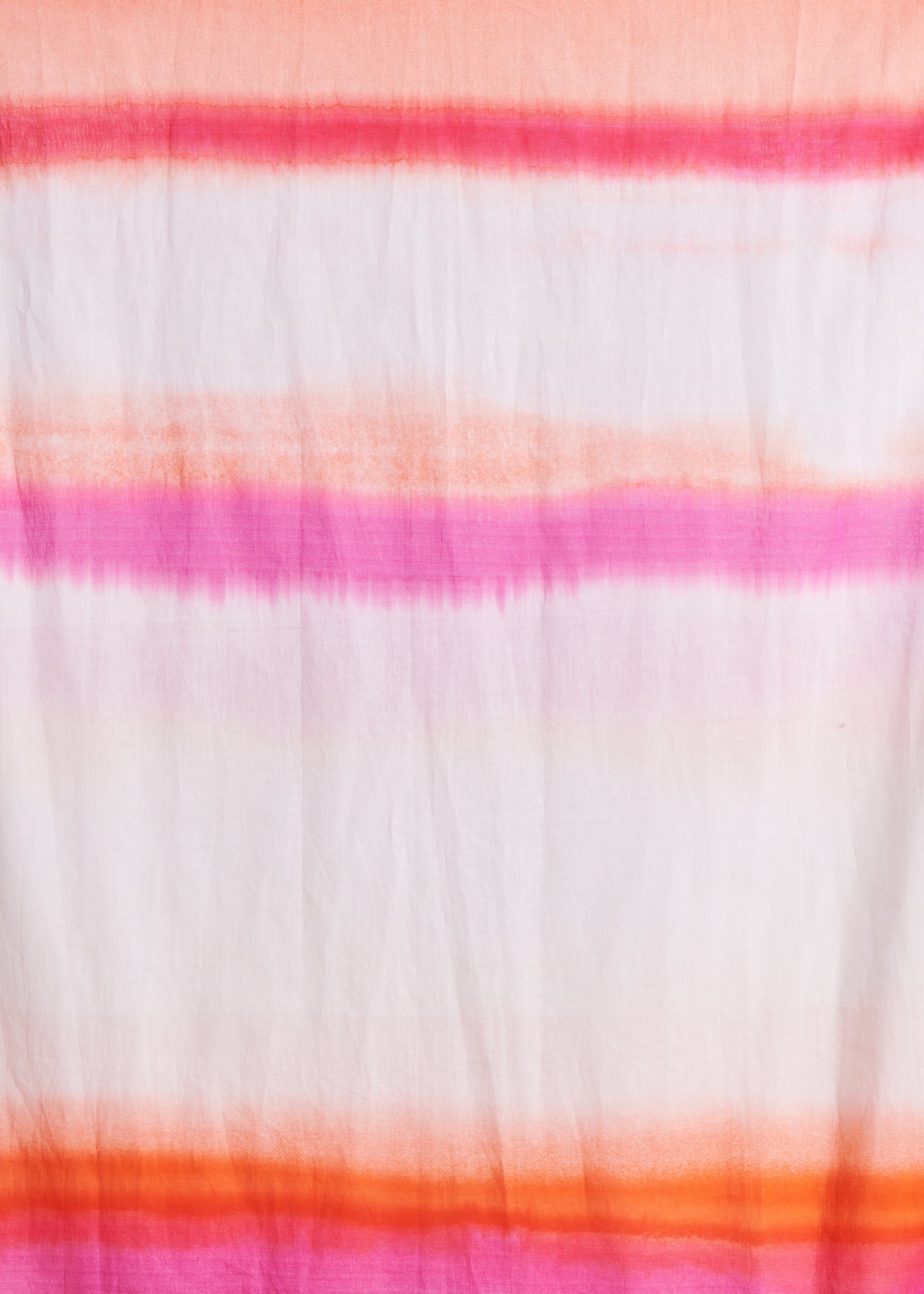 Foulard en coton rose imprimé