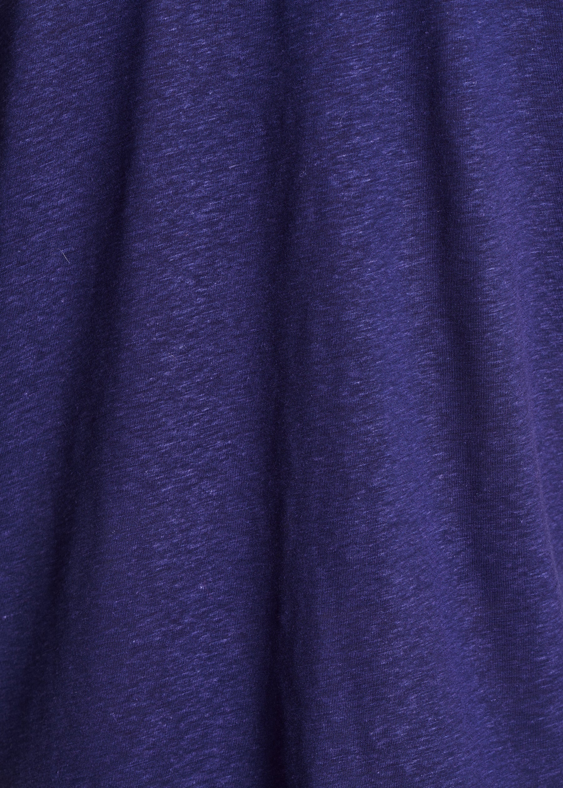 Débardeur bleu marine col U en lyocell lin