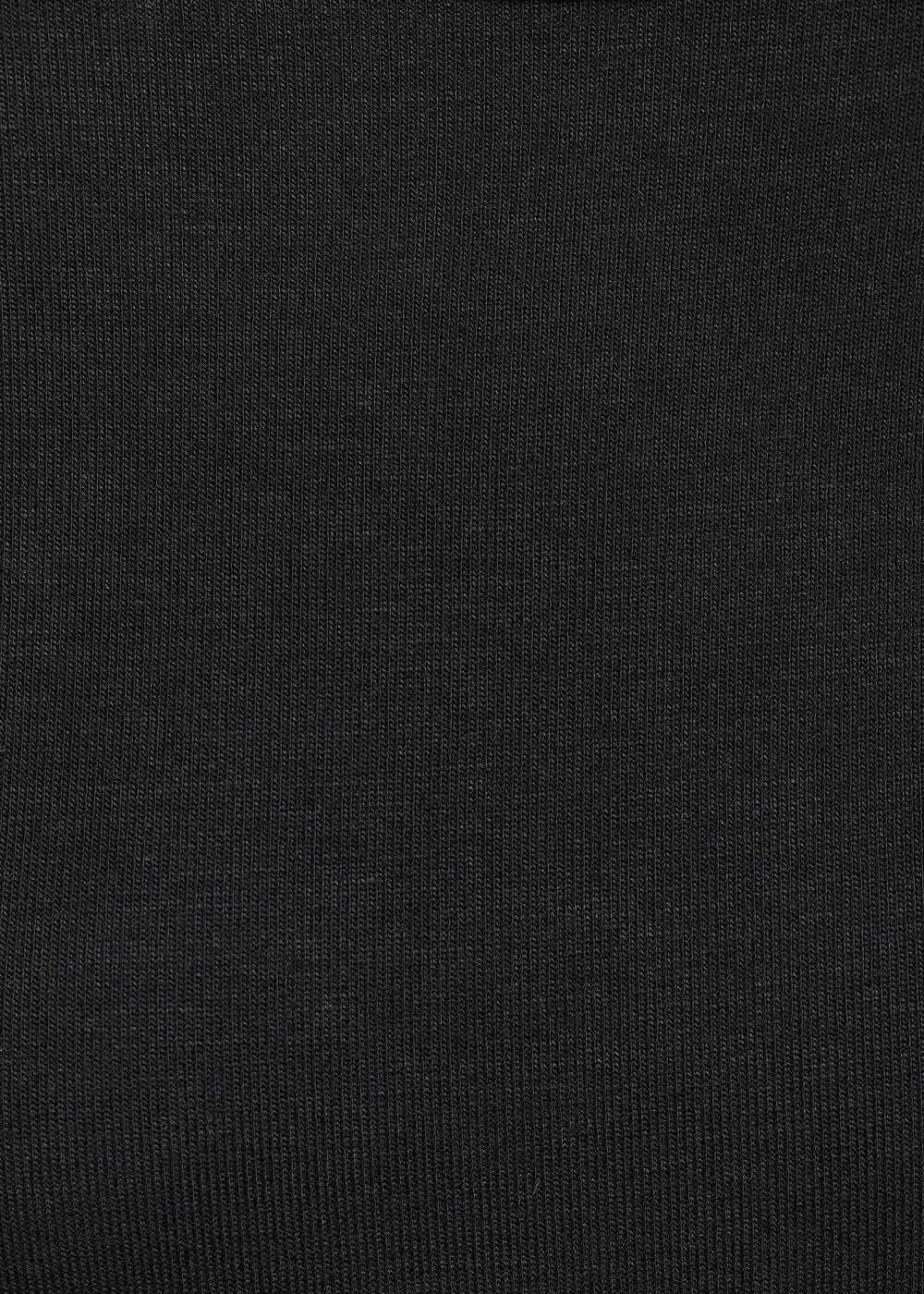 T-shirt noir large et court à manches longues