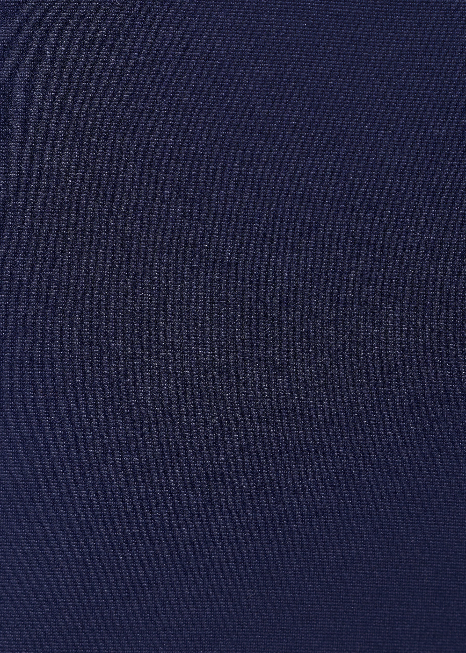 Pantalon bleu marine 7/8ème taille haute en jersey stretch - MARINE#couleur_MARINE