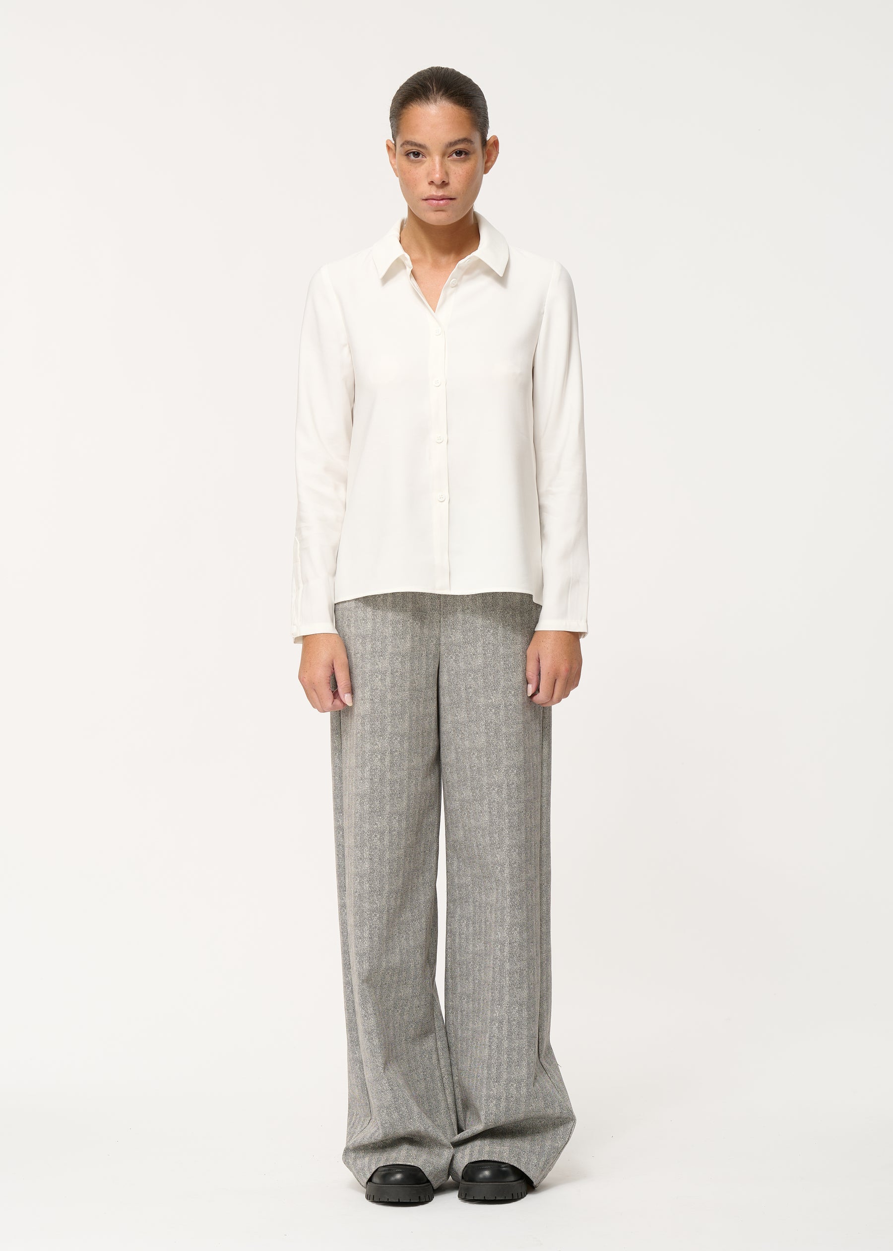 Chemise blanche coupe droite