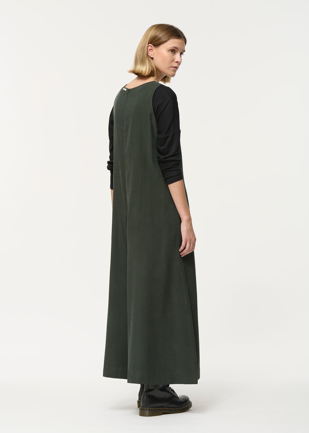 Combinaison verte oversize longueur 7/8ème - FORET#couleur_FORET