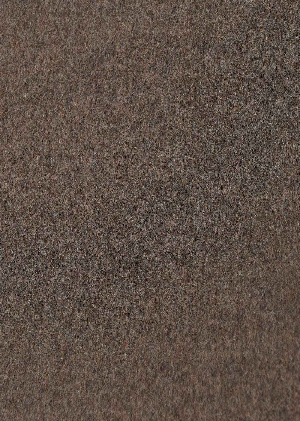 Manteau parka longue taupe double face en laine - TAUPE#couleur_TAUPE