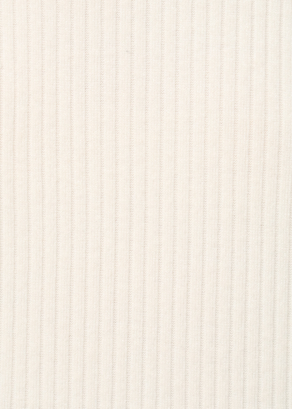 T-shirt blanc maille côtelée col roulé - OFF WHITE#couleur_OFF WHITE