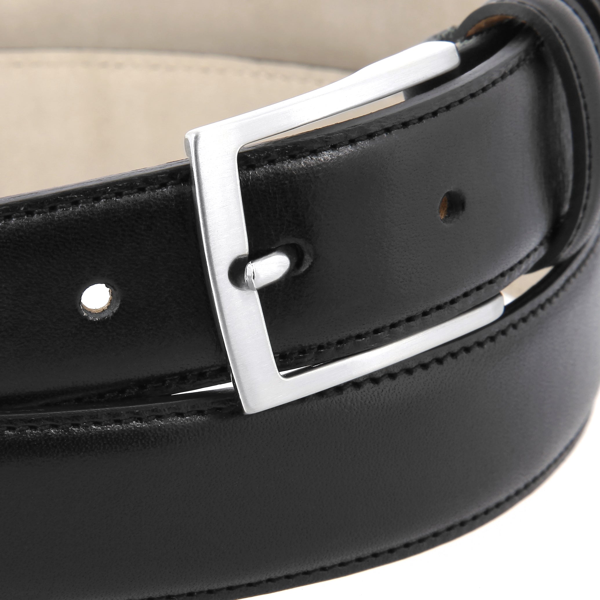 Ceinture cuir noir Ugo