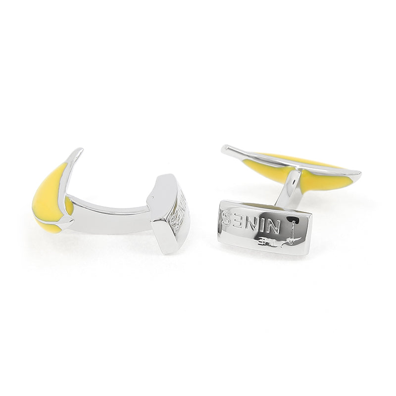 Underground banana cufflinks