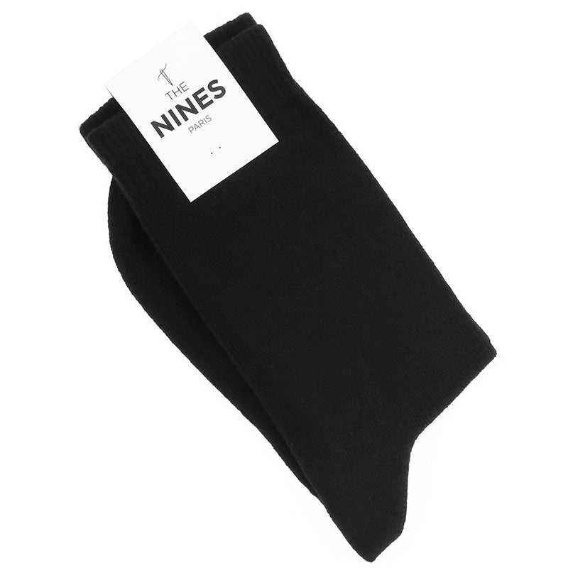 Chaussettes en cachemire noires