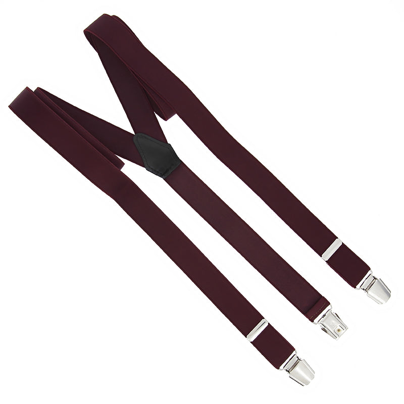 Bretelle elastiche bordeaux The Nines