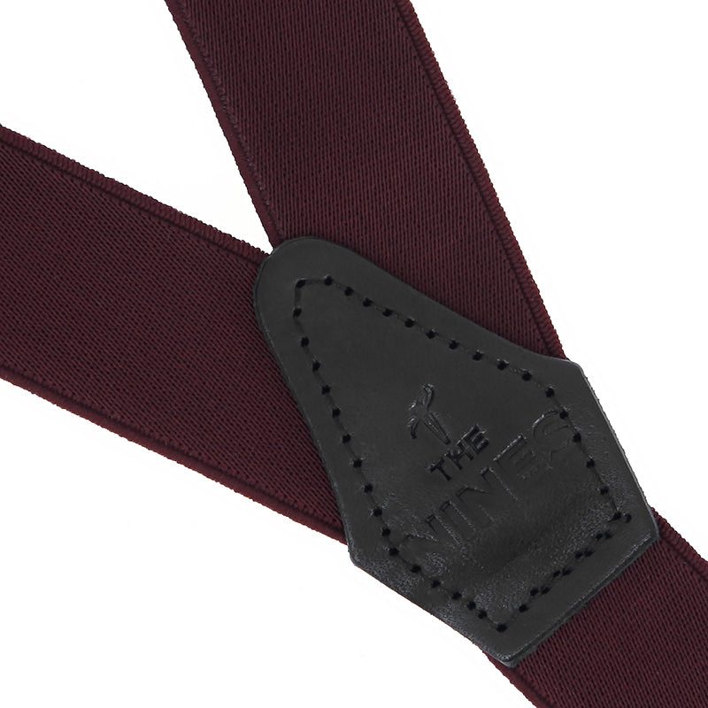 Bretelle elastiche bordeaux The Nines