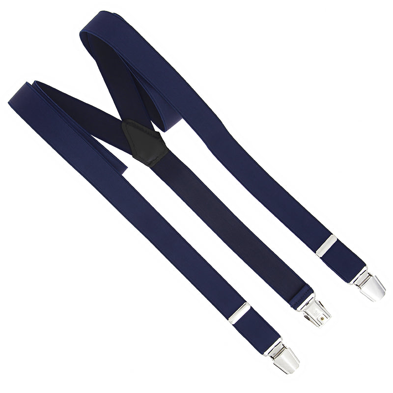 Bretelle elastiche blu navy - The Nines