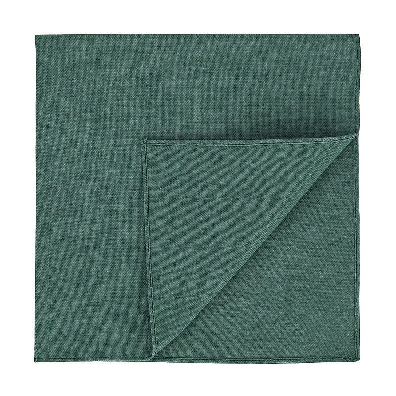 Pochette de costume vert thym en coton Sorrente