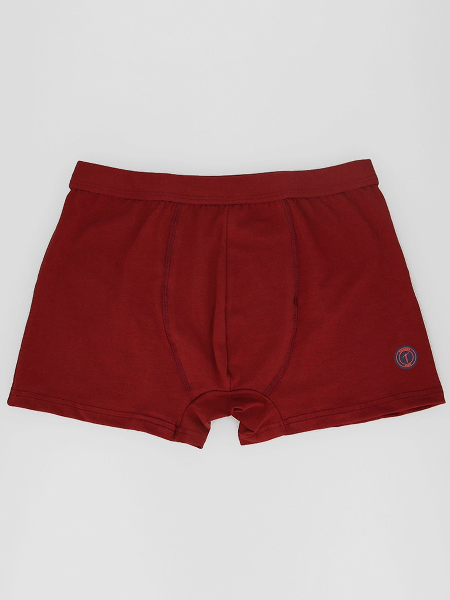 Boxer bordeaux in cotone biologico