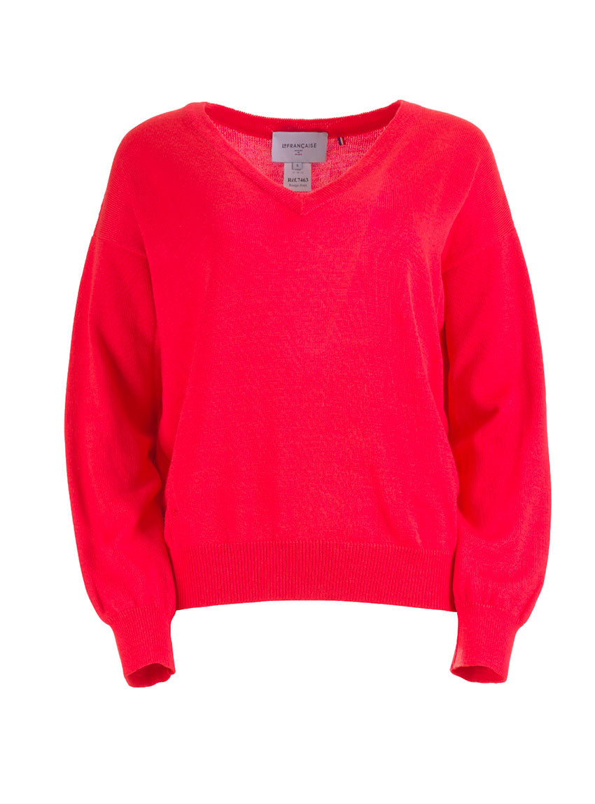 pull aglaé rouge doux