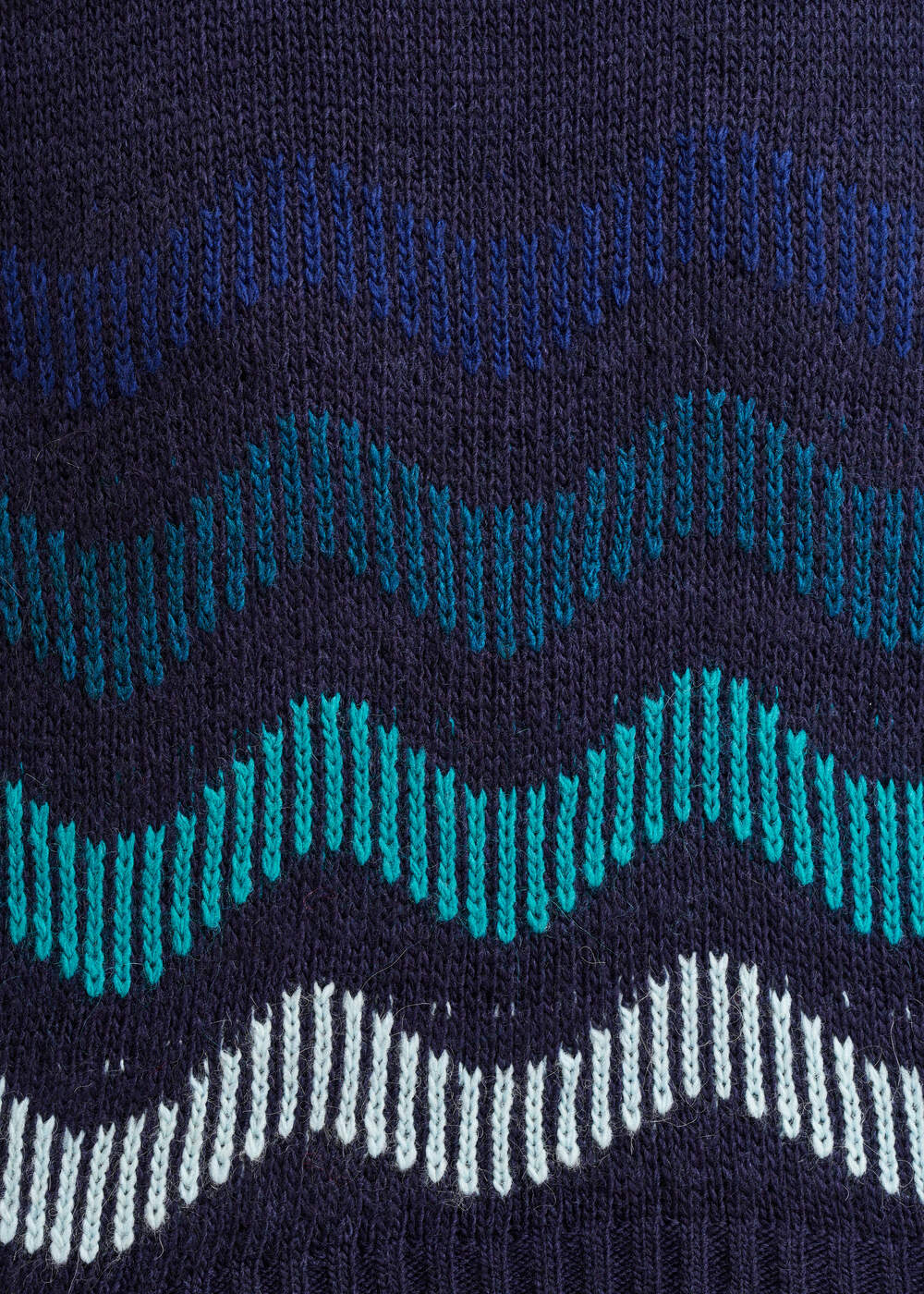 Pull rayures zigzag
