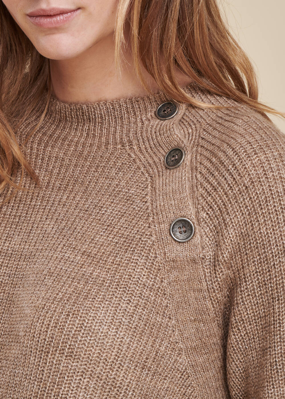 Pull encolure montante