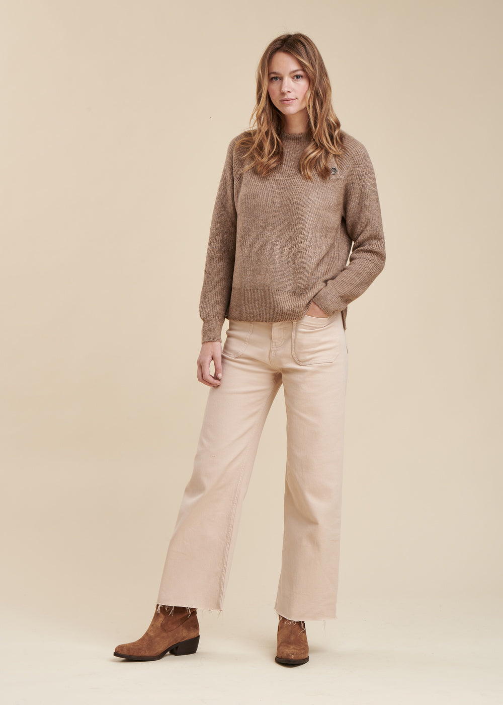 Pull encolure montante