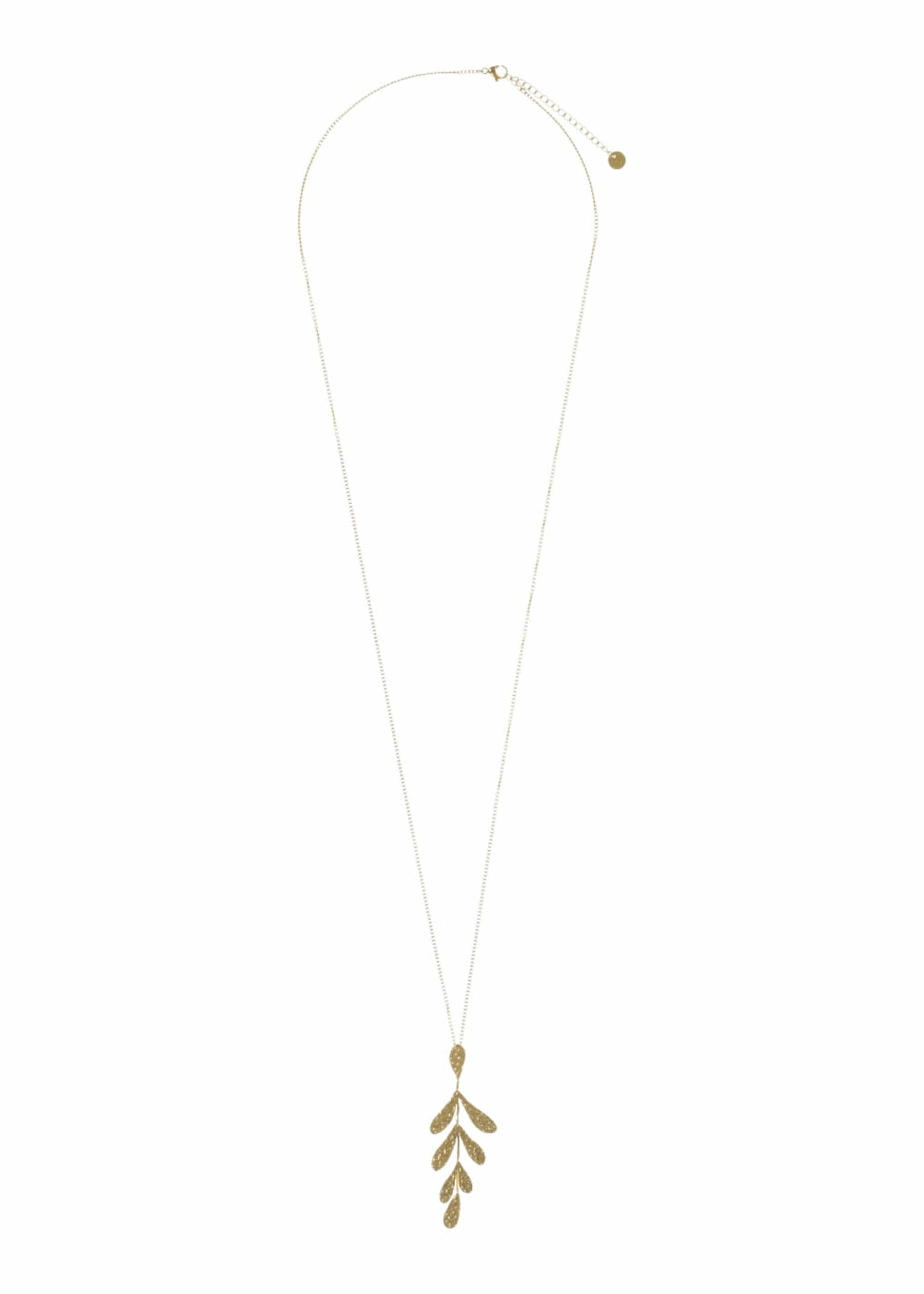 Collier sautoir doré