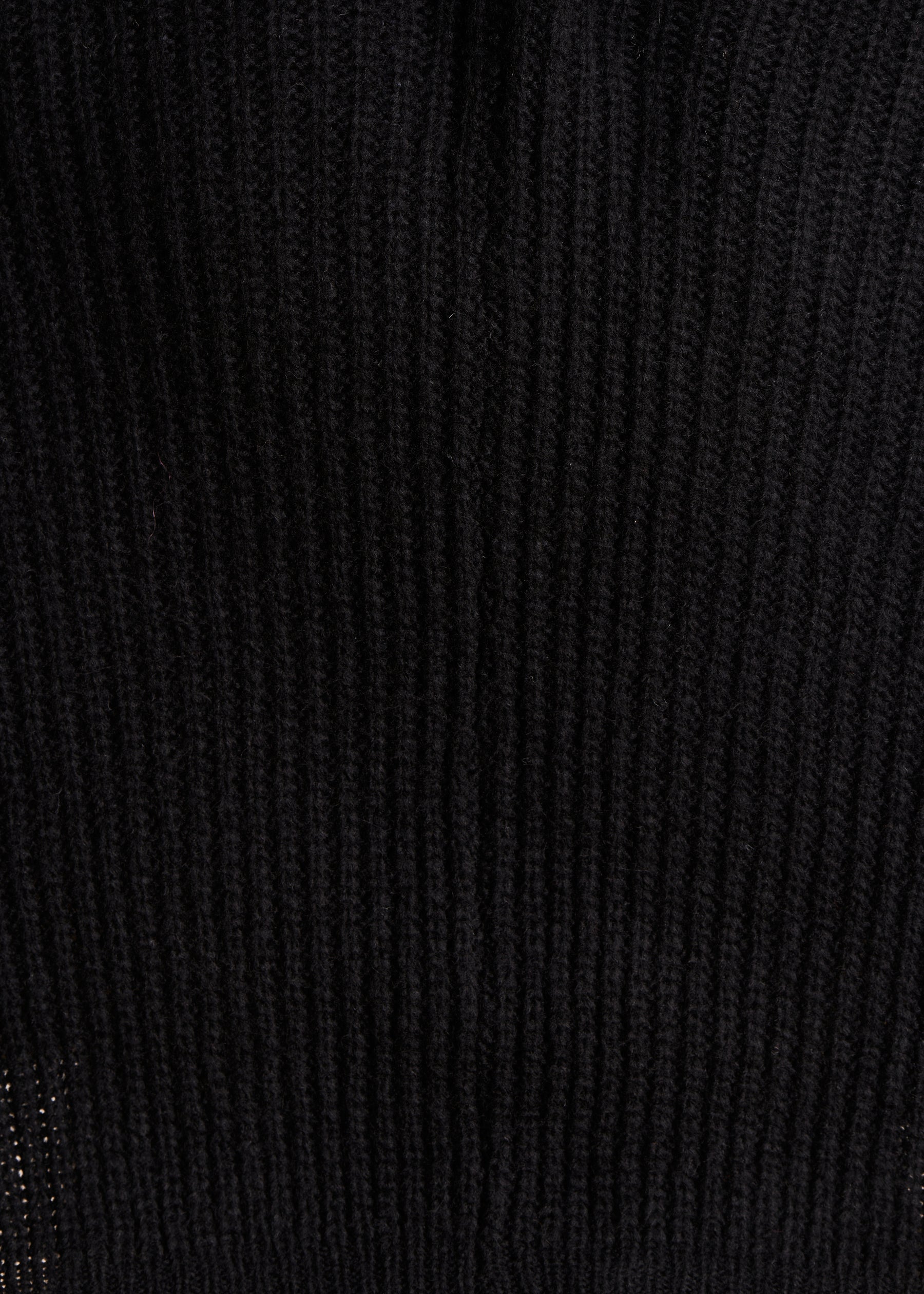 Gilet noir court ouvert manches chauve-souris