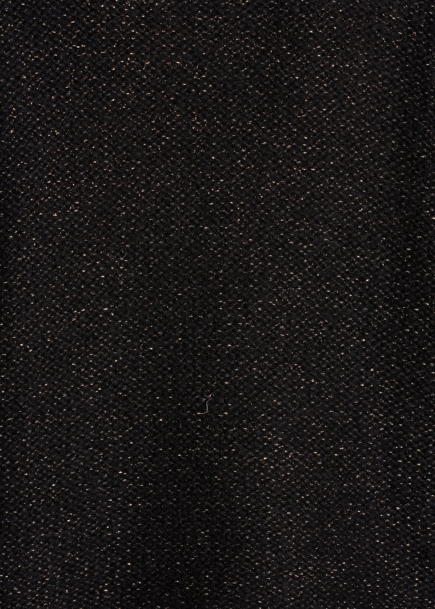 Pull noir oversize en maille irisée