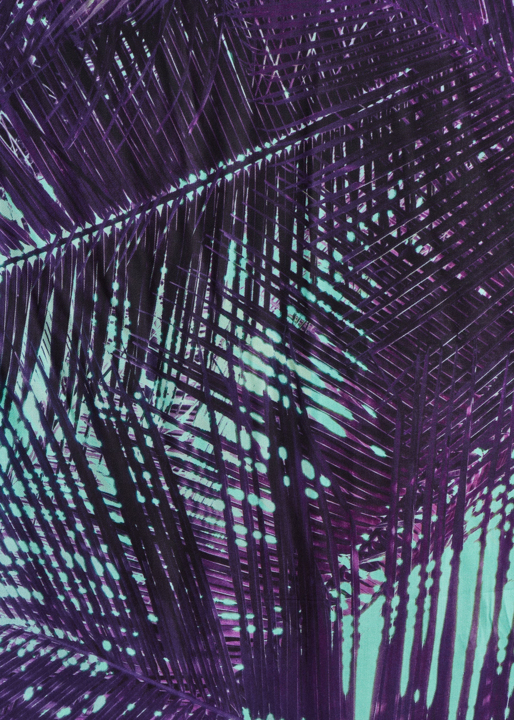 Foulard imprimé violet